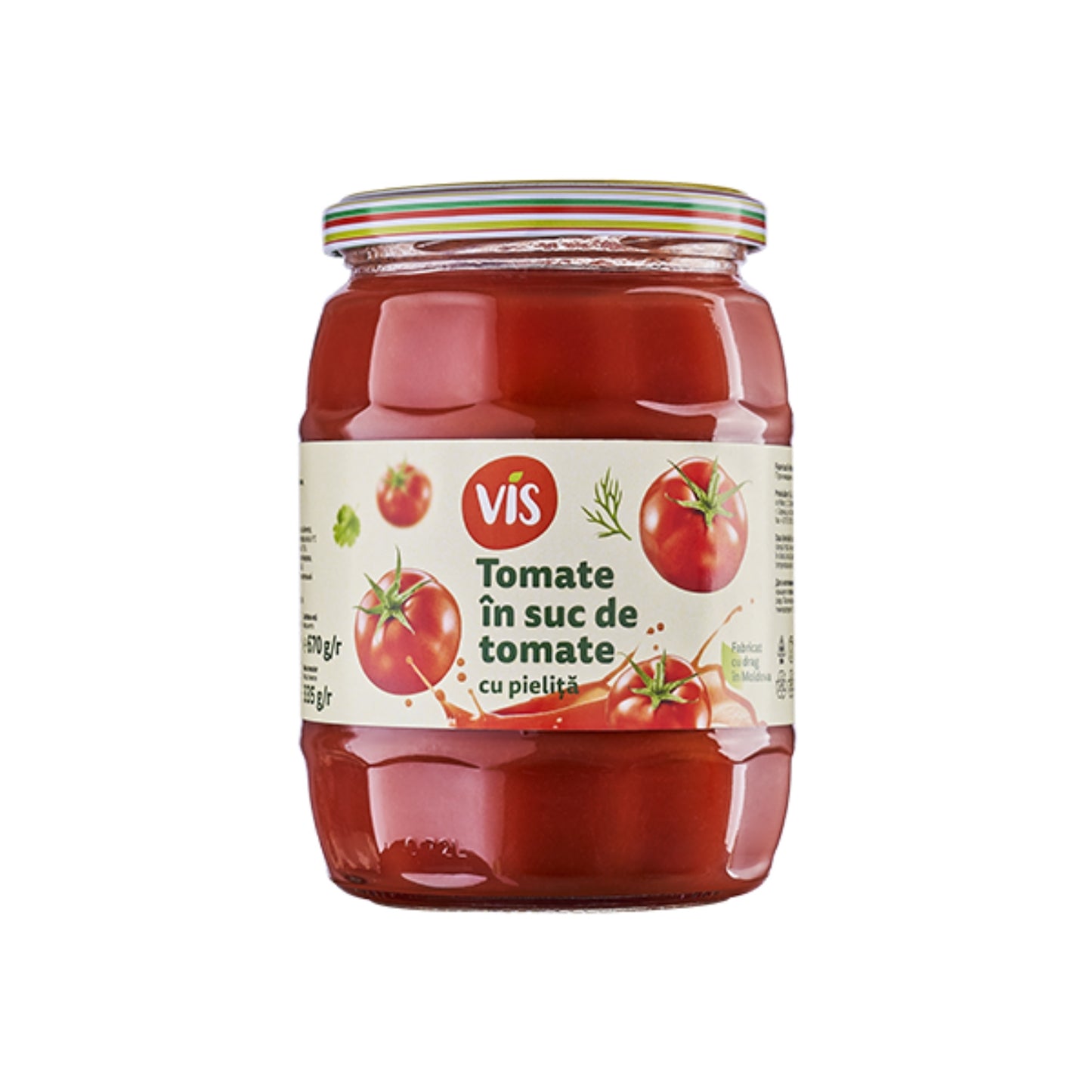 Vis Tomatoes in Tomato Juice jar