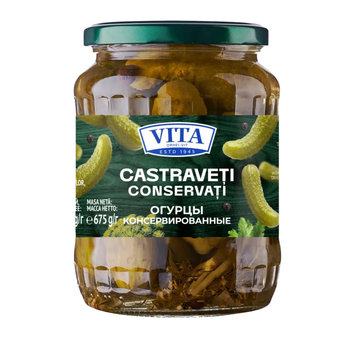 Vita Canned-Pickled Cucumbers jar