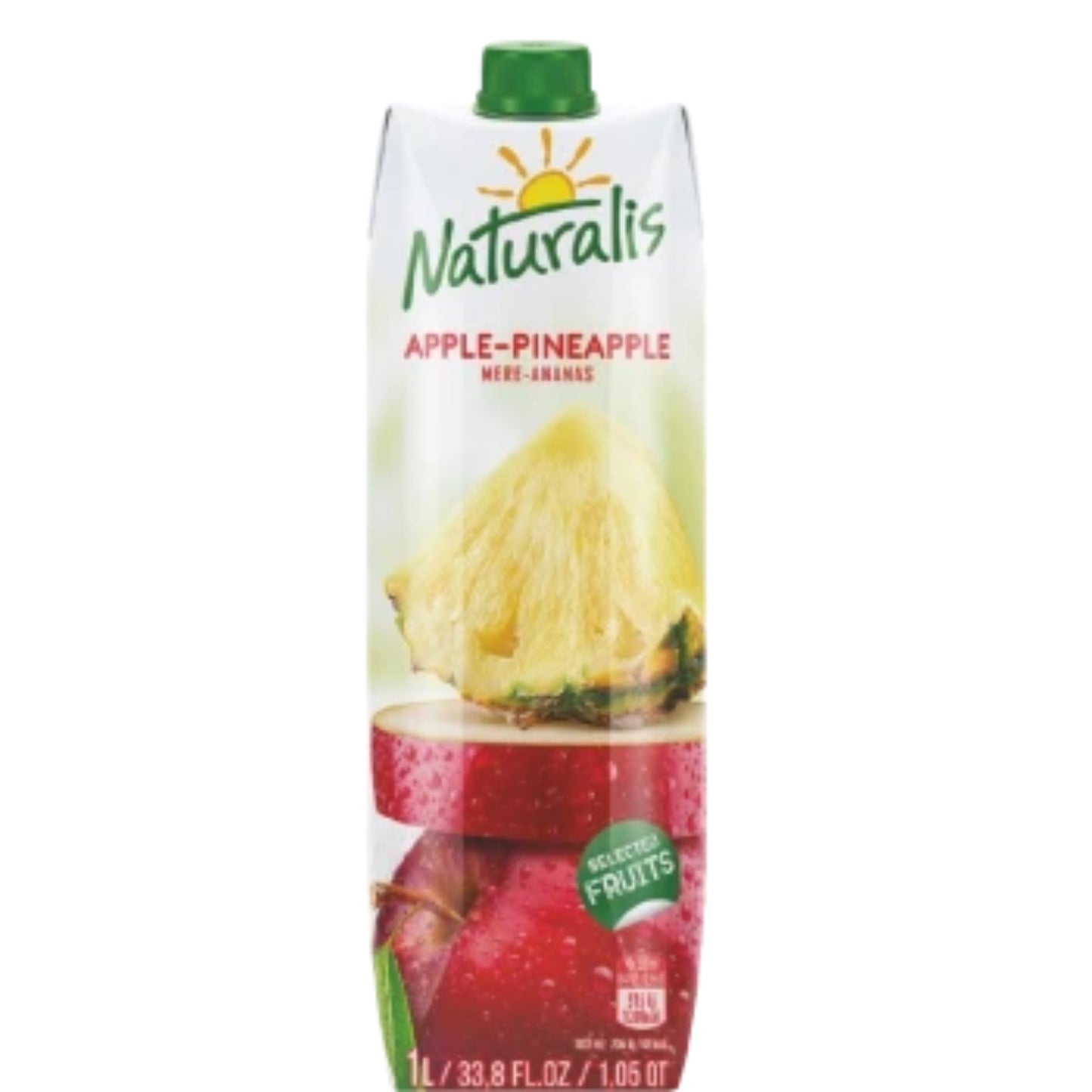 Naturalis Apple-Pineapple Nectar 1L carton