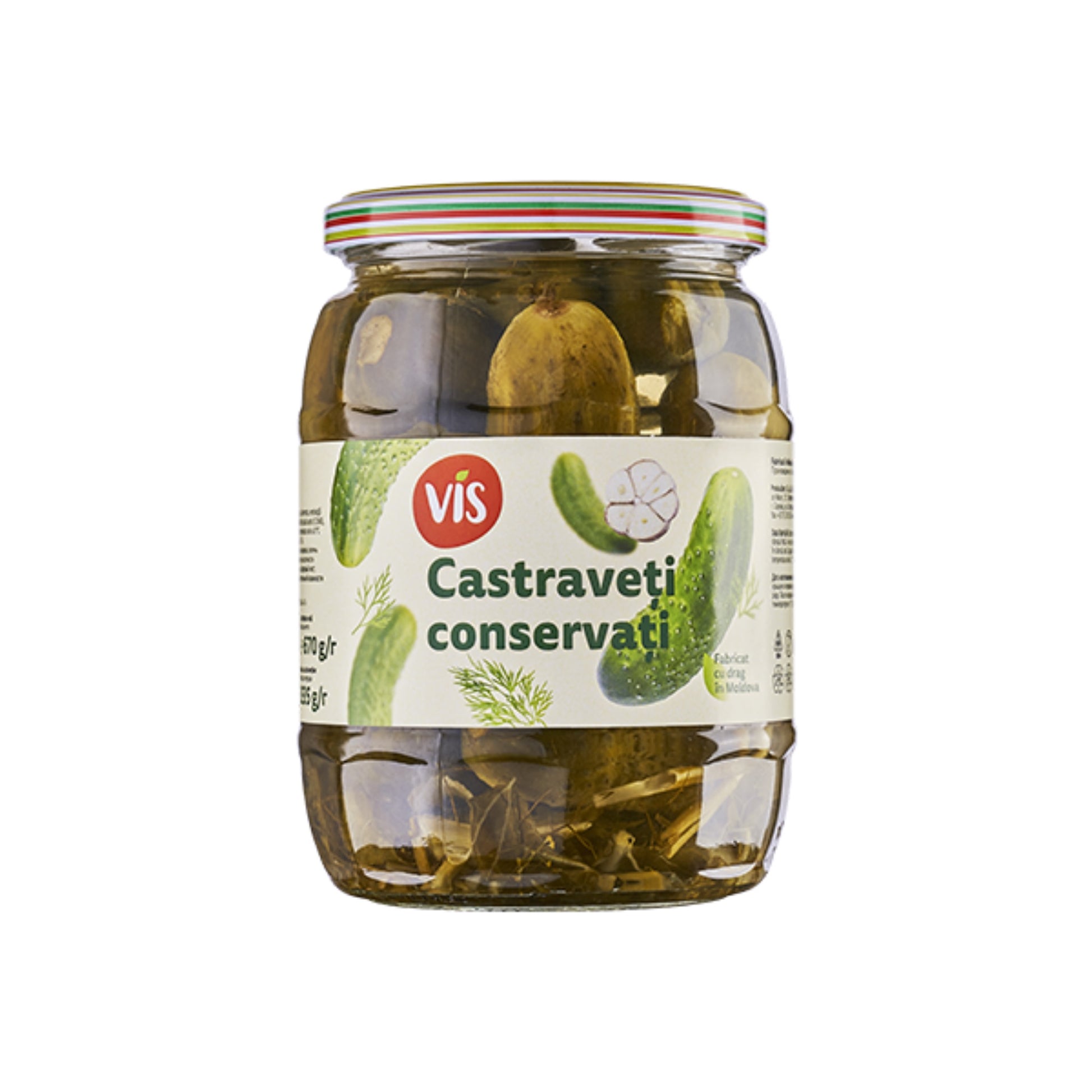Vis Canned Cucumbers jar