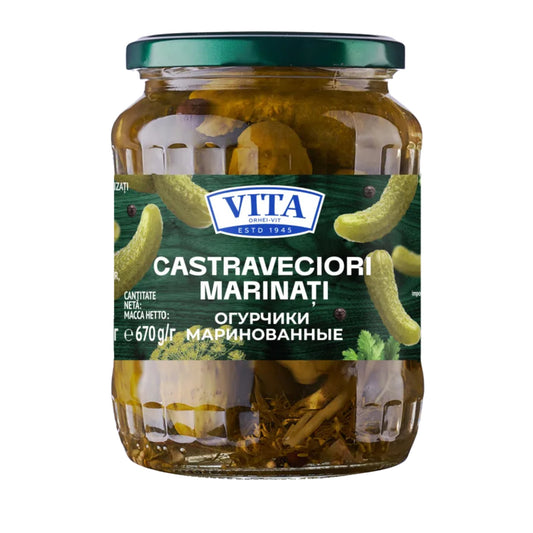 Vita Pickled Cucumbers jar