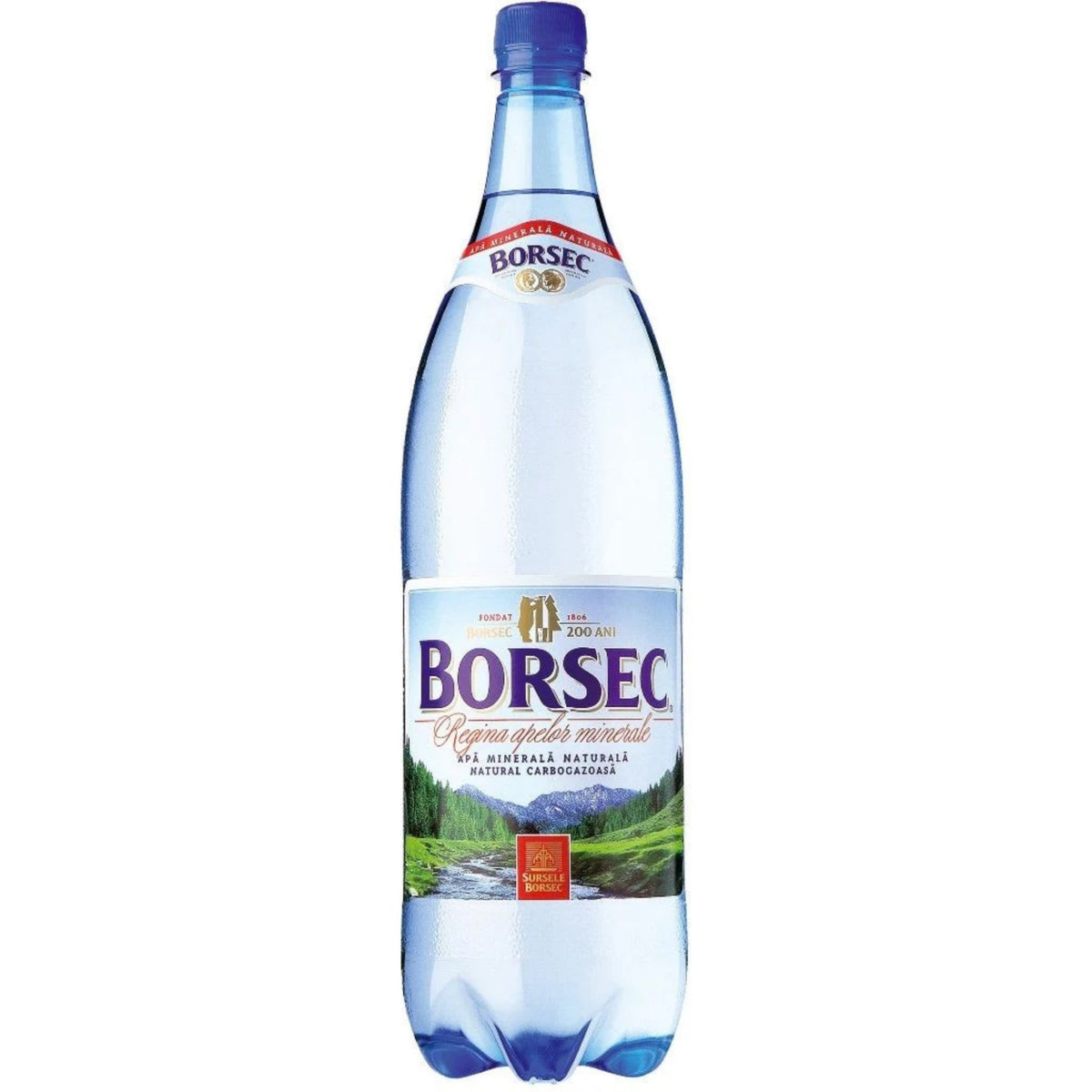Borsec Naturally Carbonated Mineral Water 1.5L PET (6-pack)