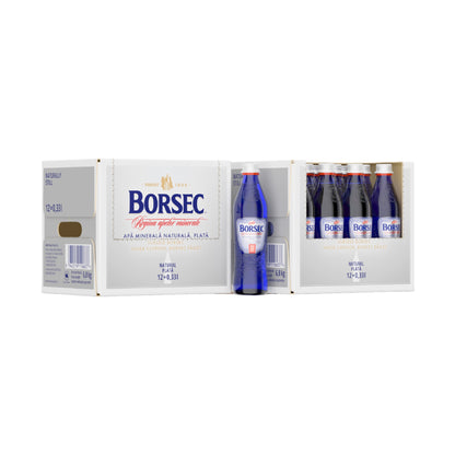 Borsec Naturally Still Mineral Water 0.33L (12-pack), back label