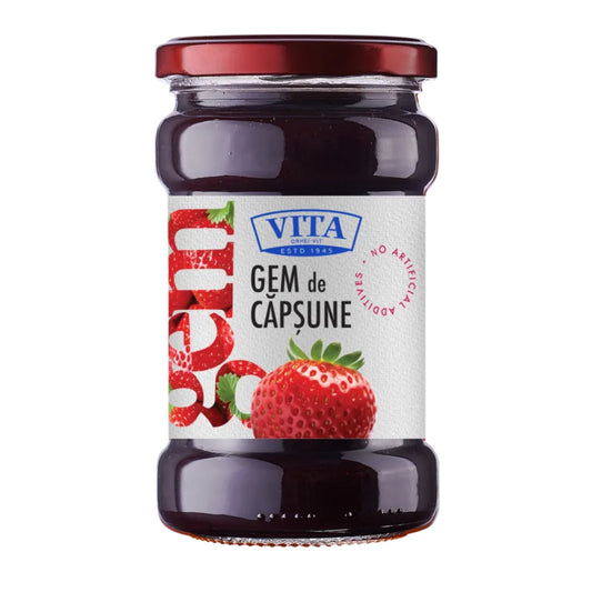 Vita Strawberry Jam jar