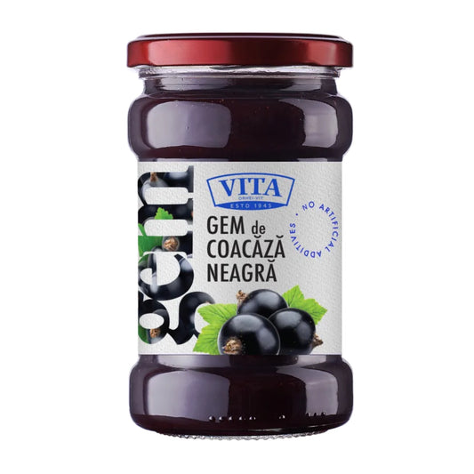 Vita Blackcurrant Jam jar