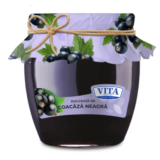 Vita Blackcurrant Preserves jar
