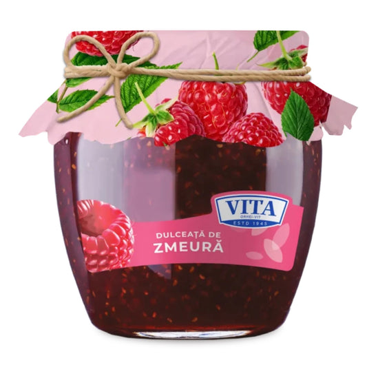 Vita Raspberry Preserves jar