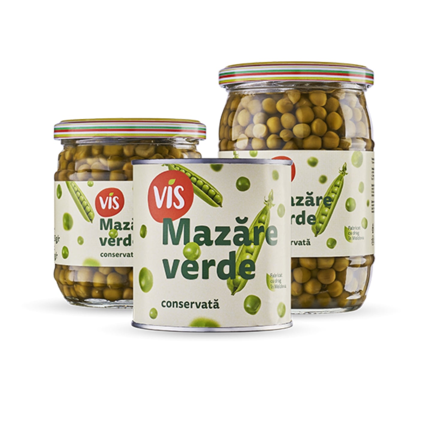 Vis Green Peas Canned can