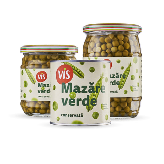 Vis Green Peas Canned can