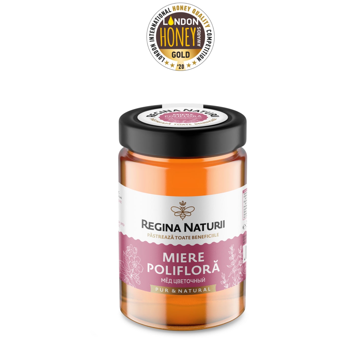 Regina Naturii Polyflora Honey 380g/720g jar