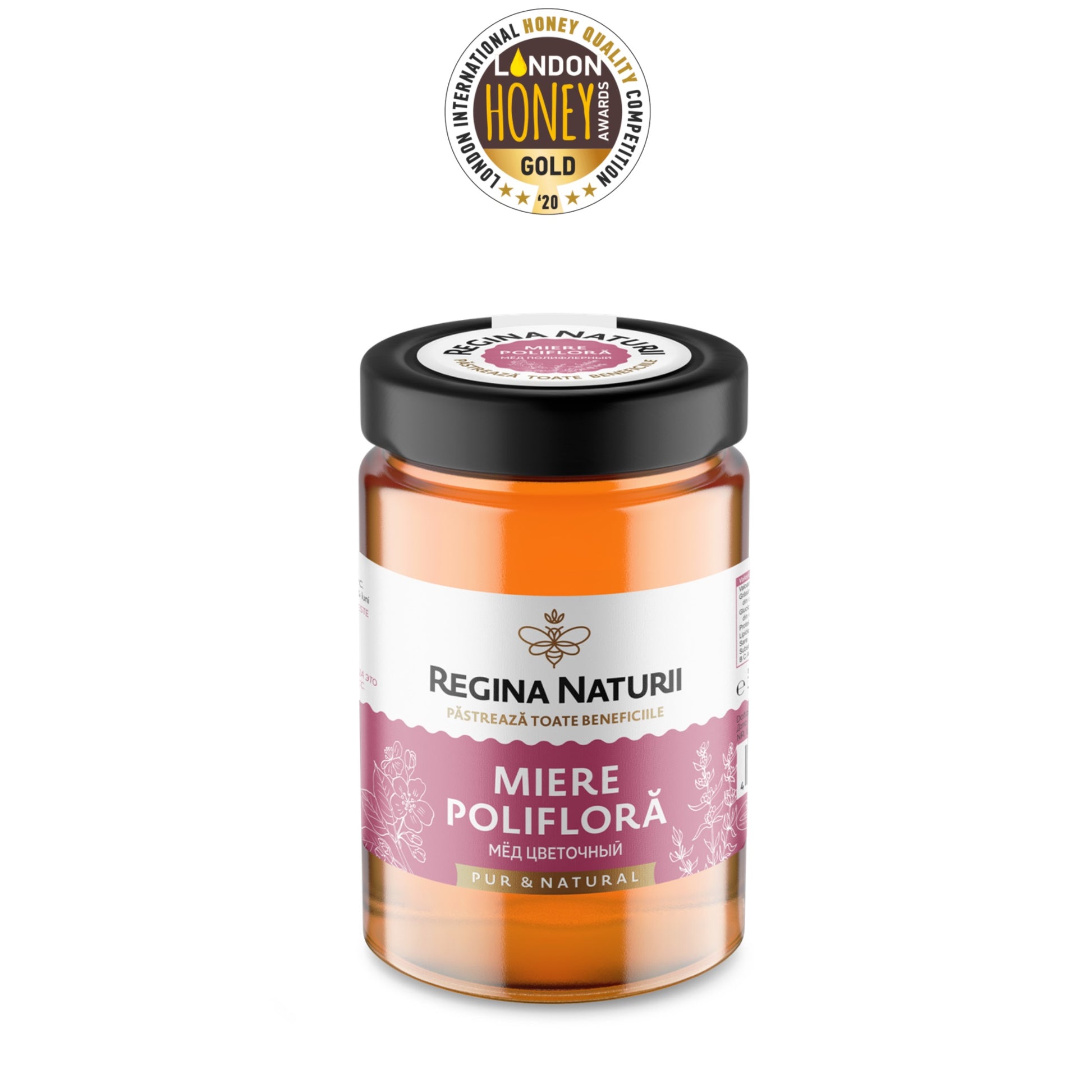 Regina Naturii Polyflora Honey 380g/720g jar