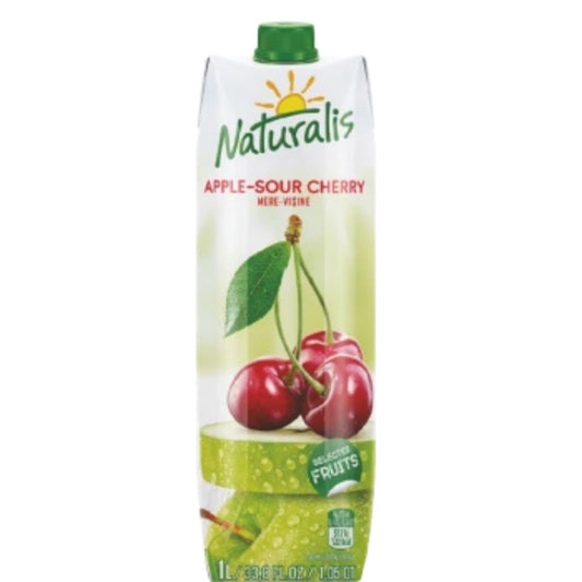 Naturalis Apple-Sour Cherry Nectar 1L carton