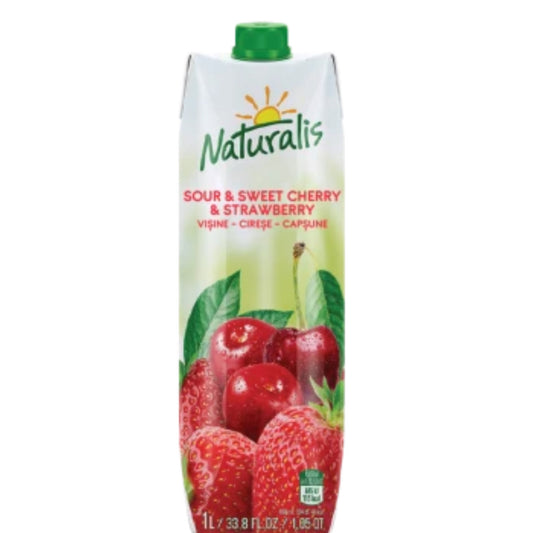 Naturalis Sour Cherry-Sweet Cherry-Strawberry Fruit Drink 1L carton
