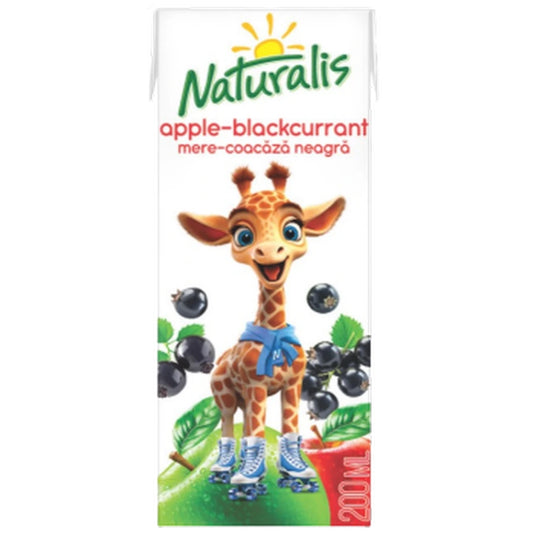 Naturalis Apple-Blackcurrant Juice 200ml carton