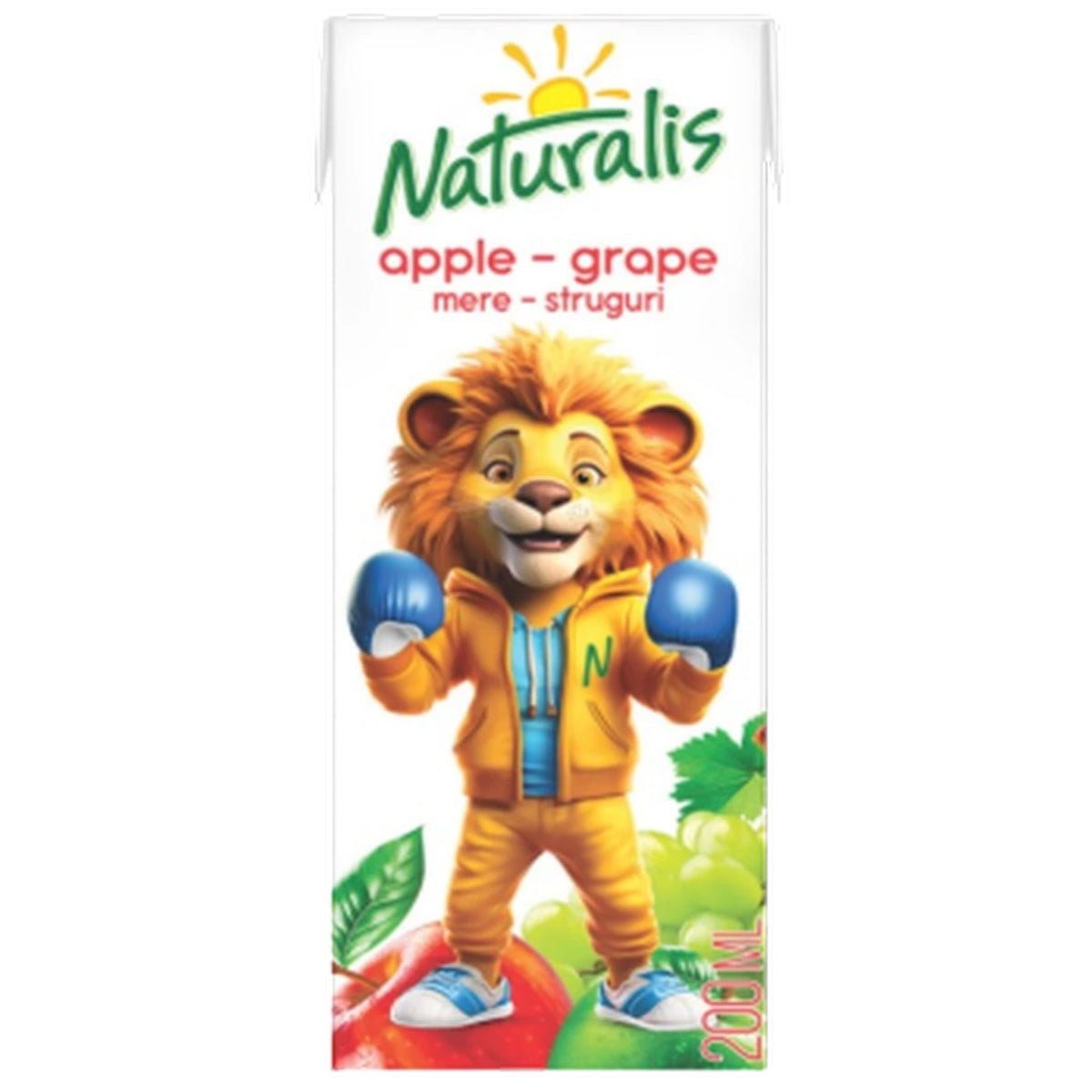 Naturalis Apple-Grape Juice 200ml carton