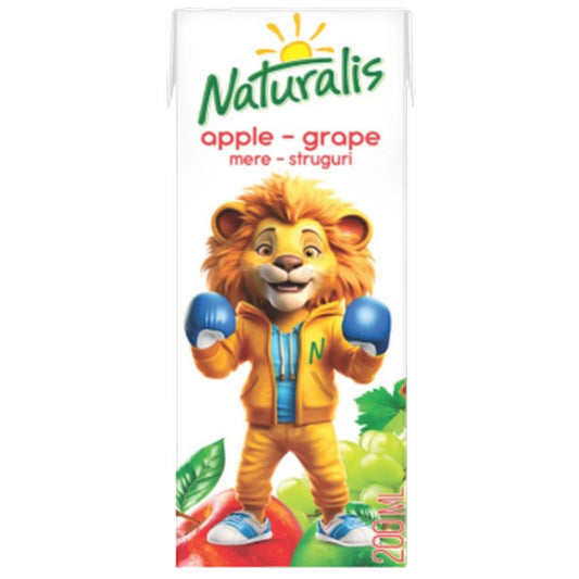 Naturalis Apple-Grape Juice 200ml carton