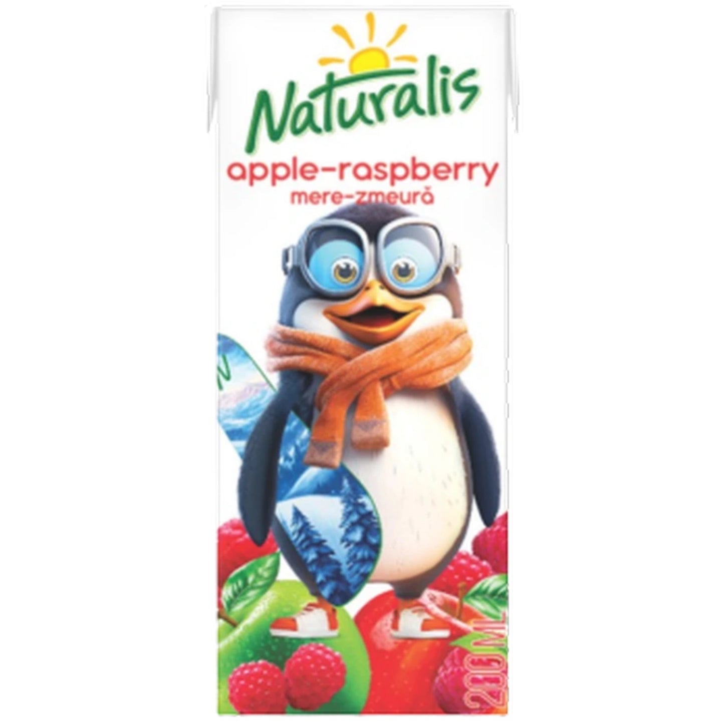 Naturalis Apple-Raspberry Juice 200ml carton