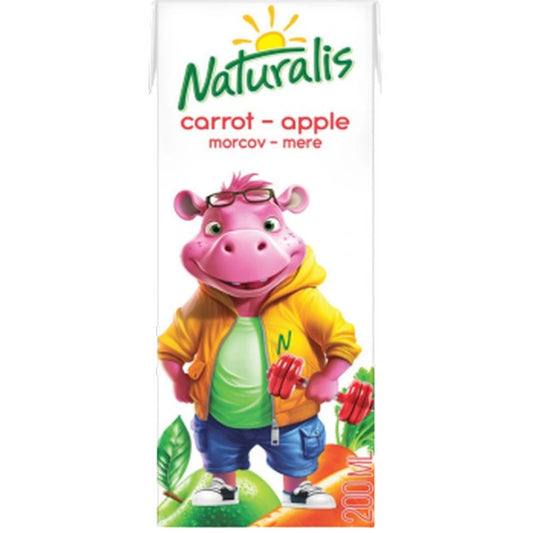 Naturalis Carrot-Apple Juice 200ml carton