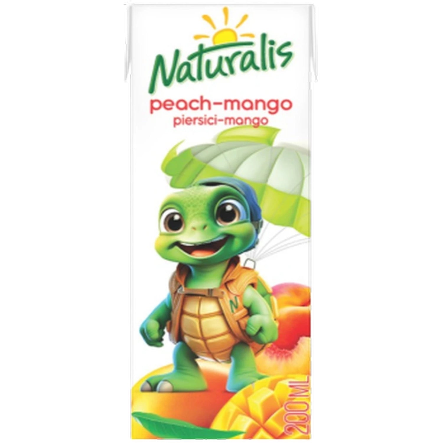 Naturalis Peach-Mango Juice 200ml carton