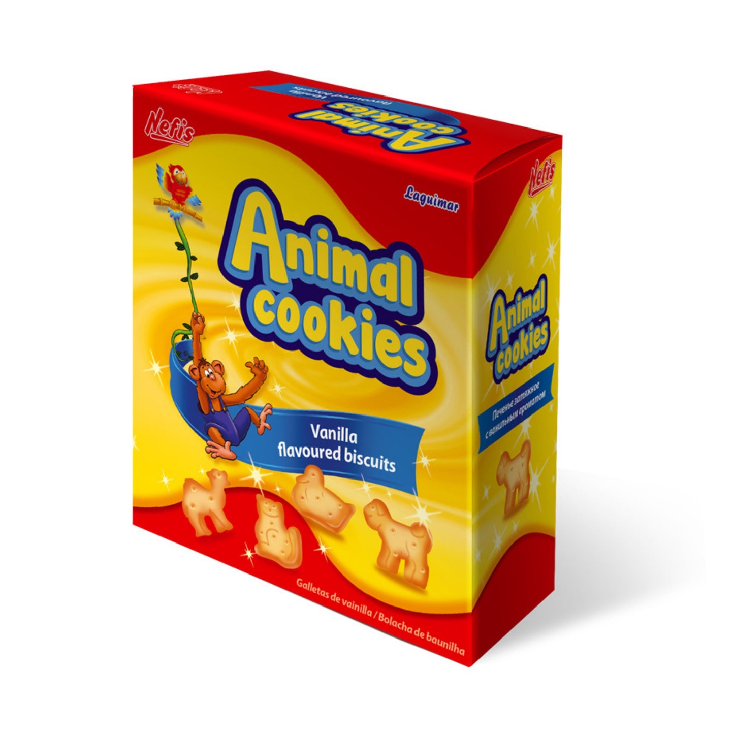 Nefis Animal Cookies, back label