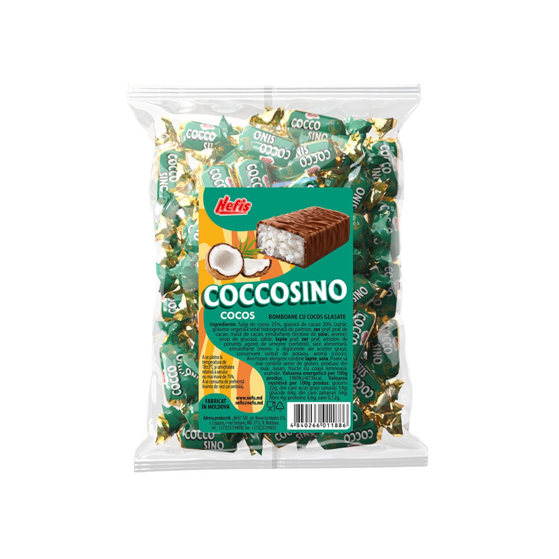 Nefis Coccosino, packaging detail