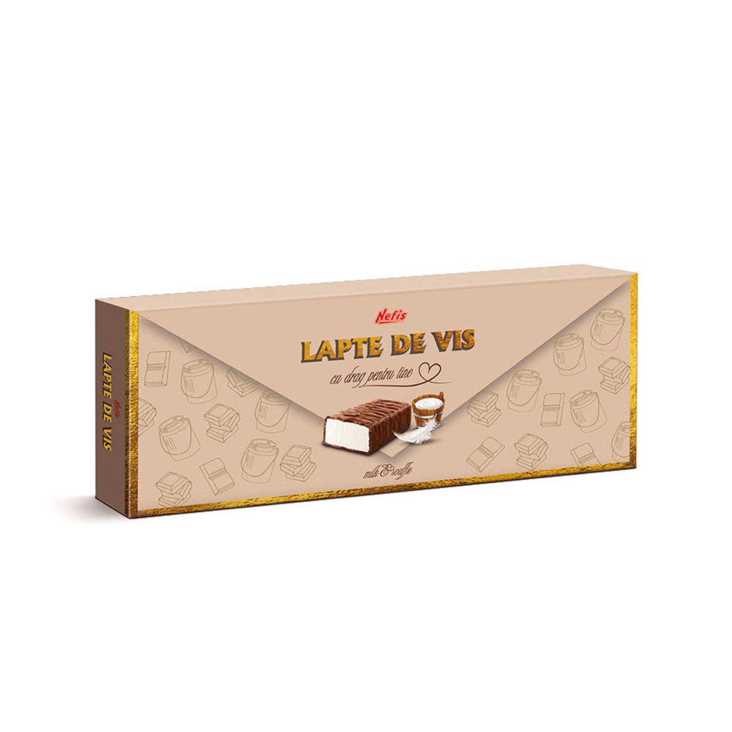 Nefis Lapte de Vis, packaging detail