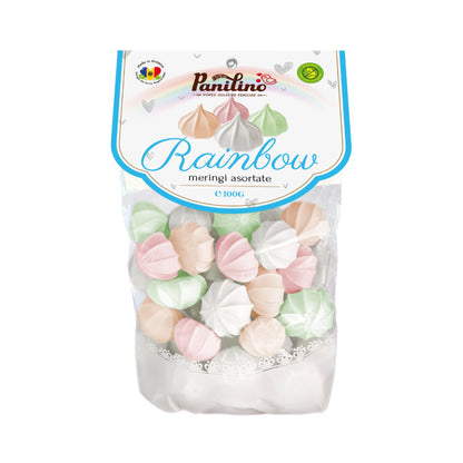 Panilino Meringues "Rainbow" bag, back label