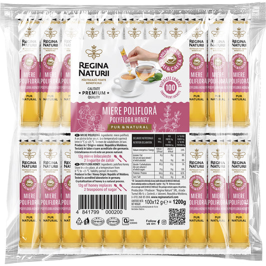 Regina Naturii Polyflora Portioned Honey 12g x 100pcs