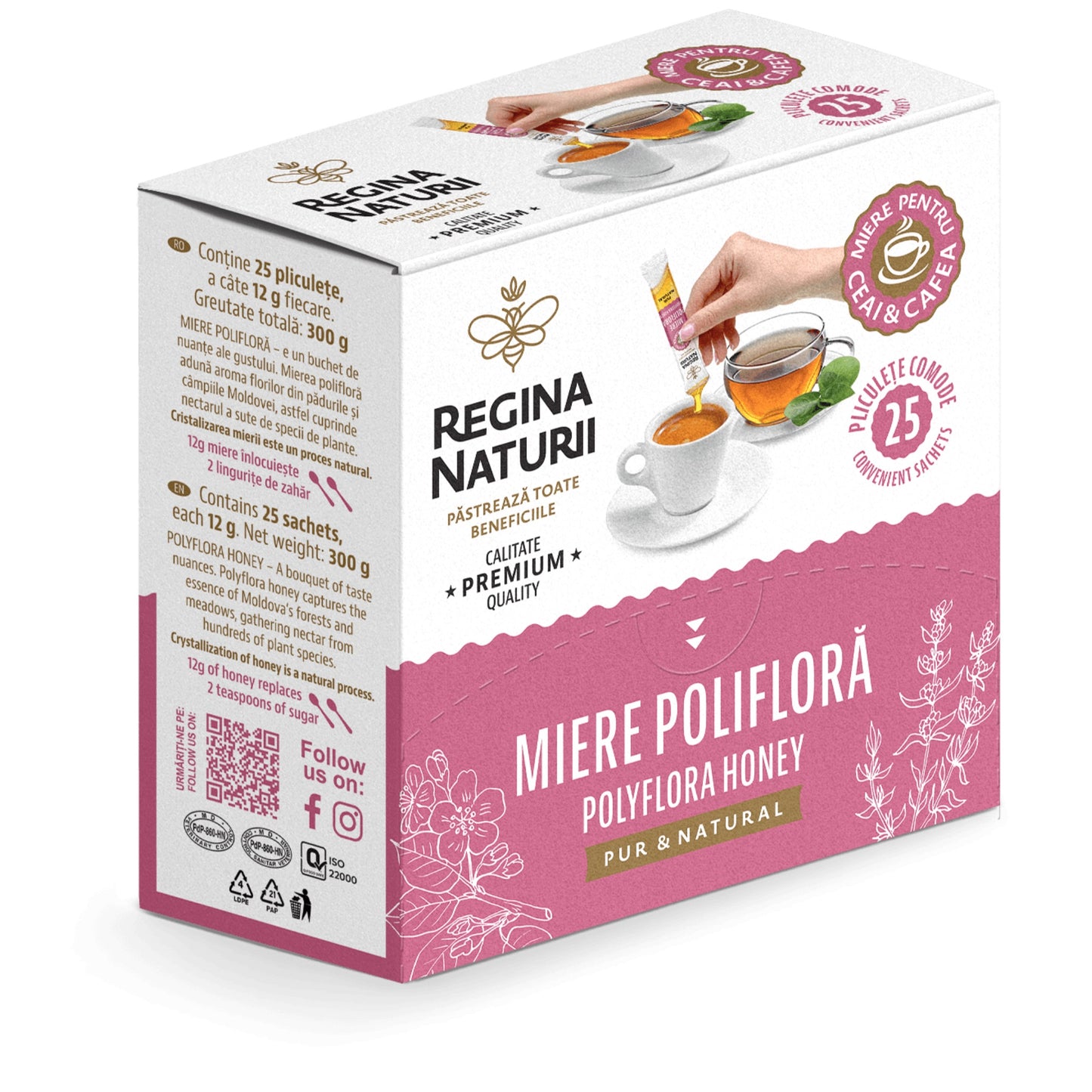 Regina Naturii Polyflora Portioned Honey 12g x 25pcs