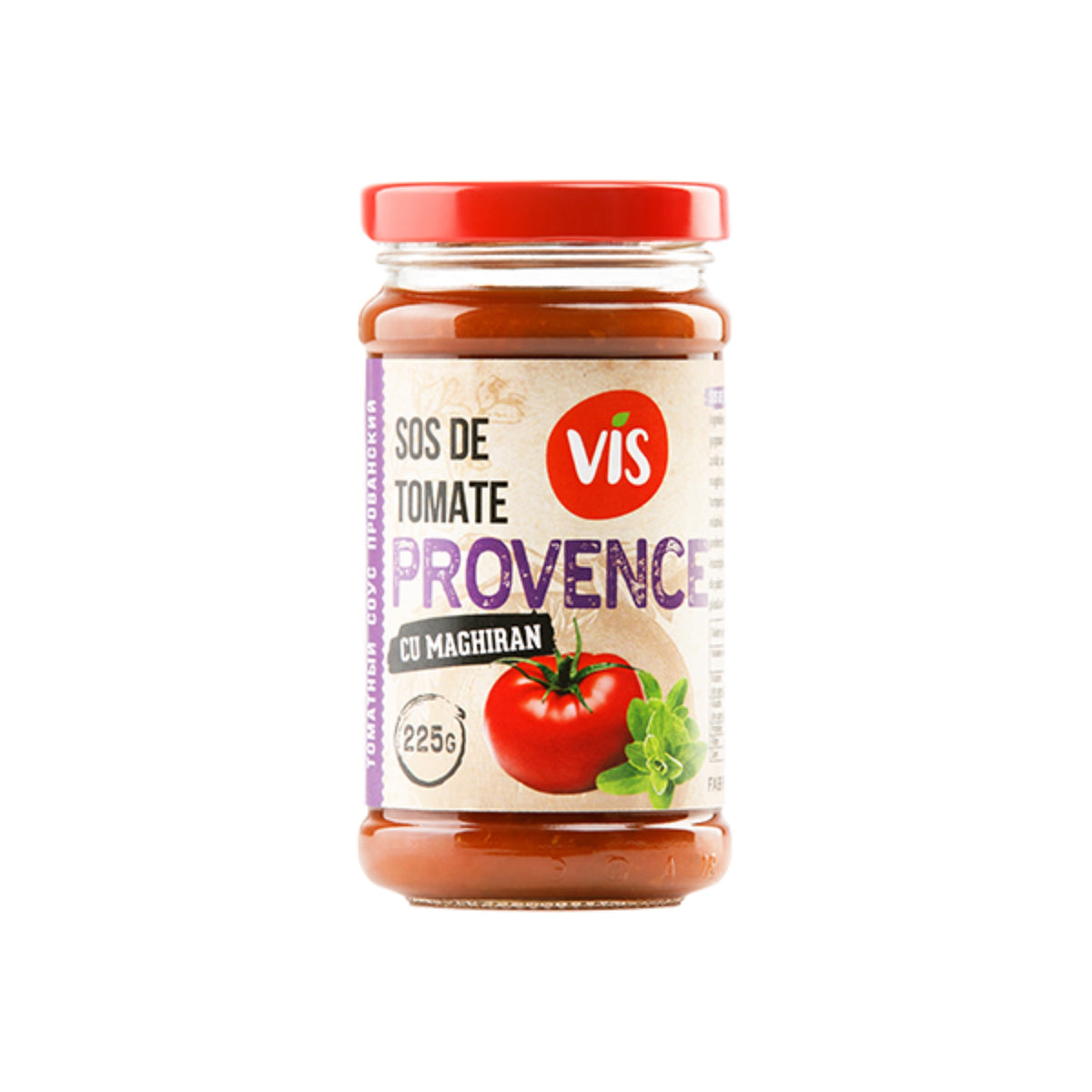 Vis Provence Tomato Sauce with Marjoram jar