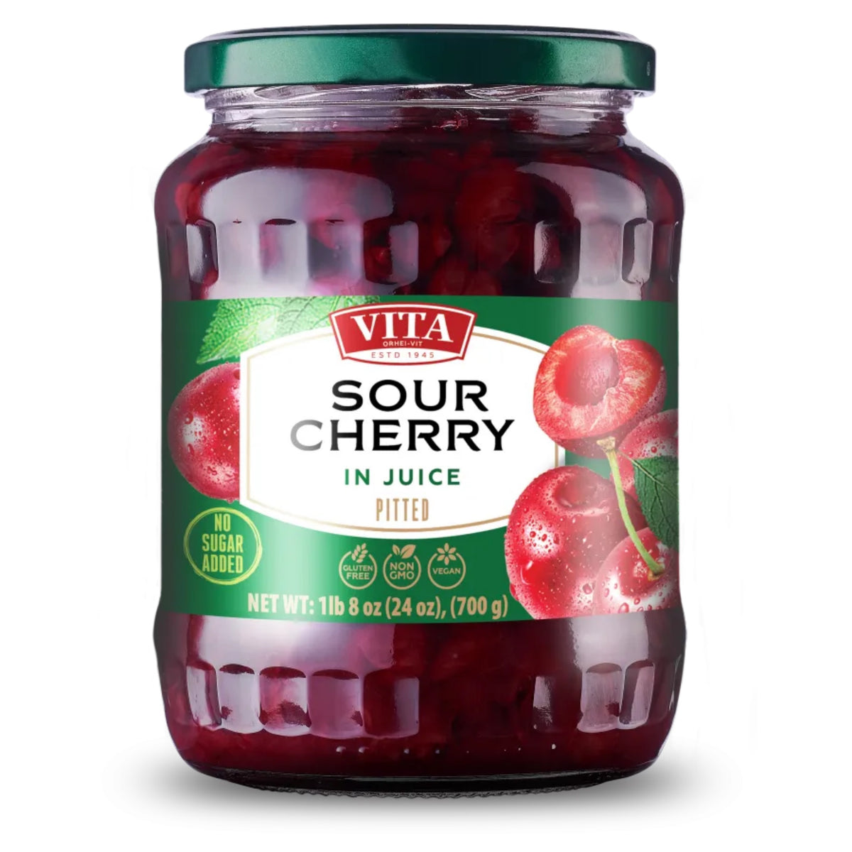 Vita Sour Cherry in Juice 720g jar