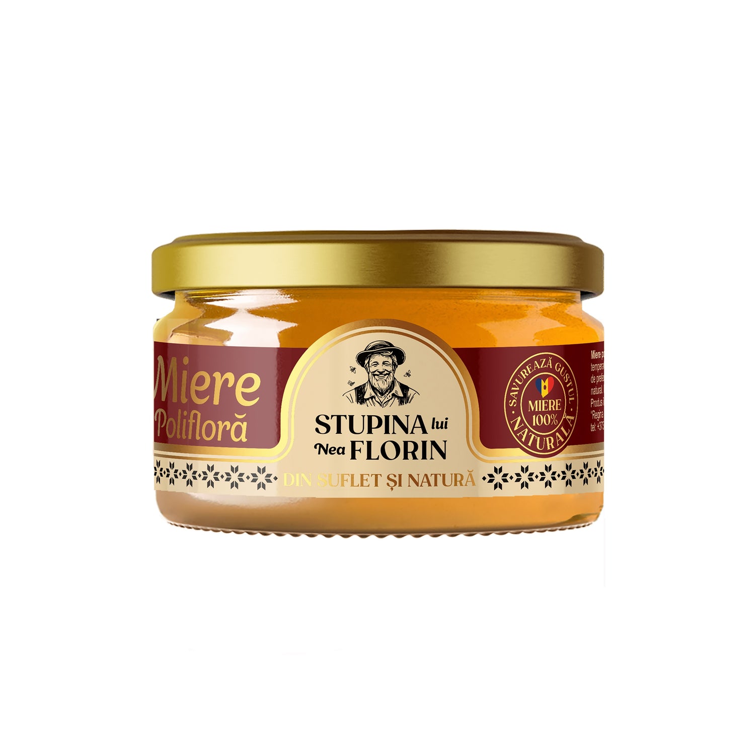 Stupina lui Nea Florin Natural Polyfloral Honey 250g/900g jar