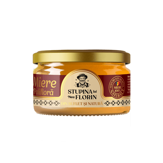Regina Naturii Stupina lui Nea Florin polyfloral honey jar, 250g