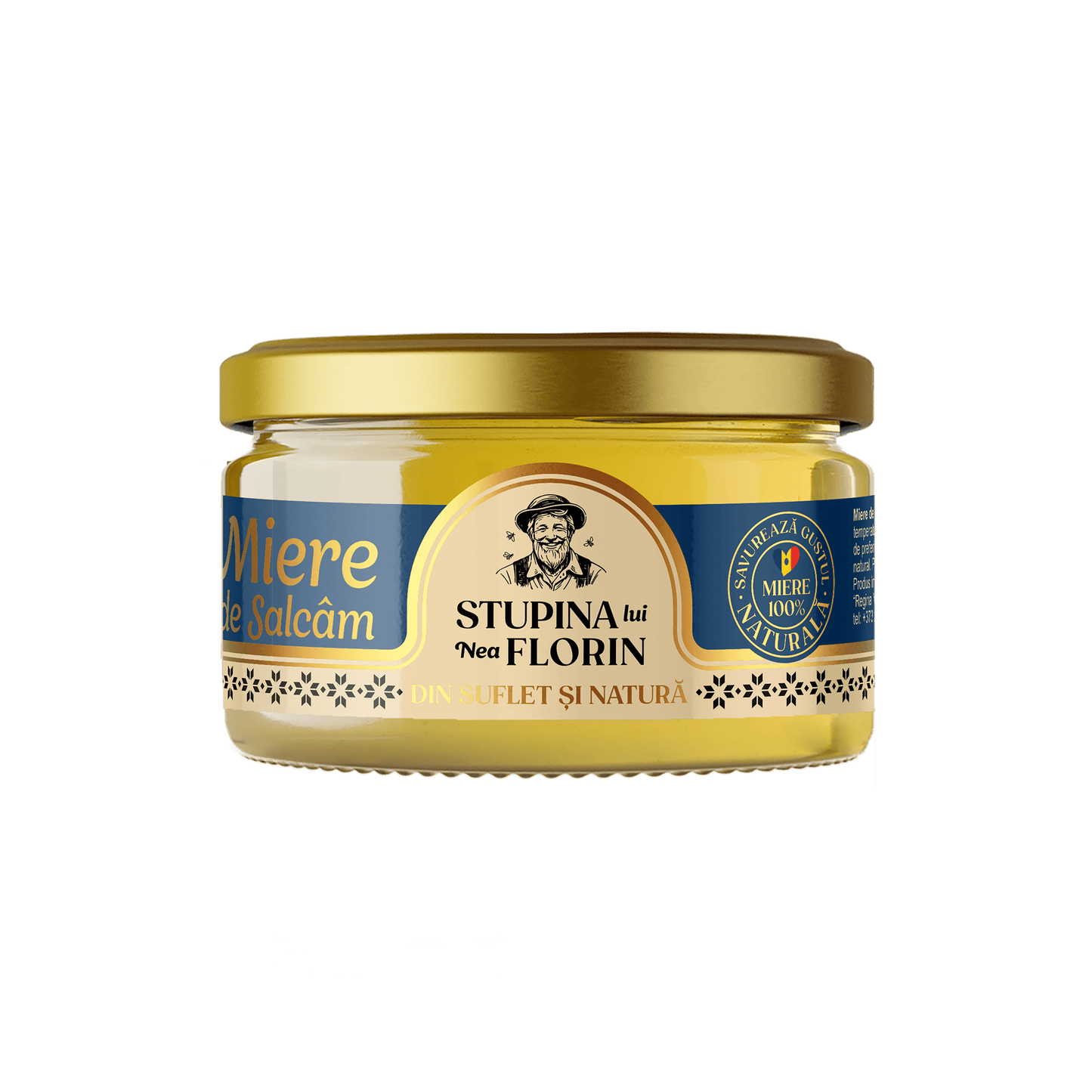 Regina Naturii Stupina lui Nea Florin acacia honey jar, 250g
