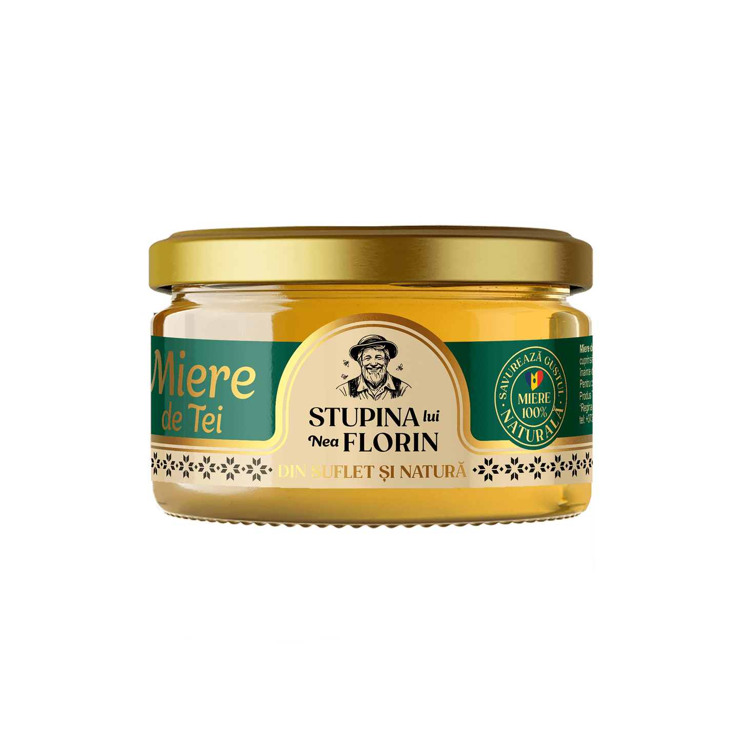 Regina Naturii Stupina lui Nea Florin linden honey jar, 250g